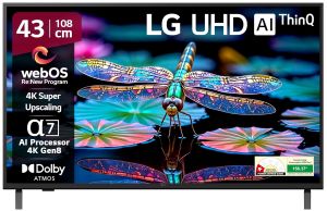 LG 43 Inches 4K Ultra HD Smart LED TV