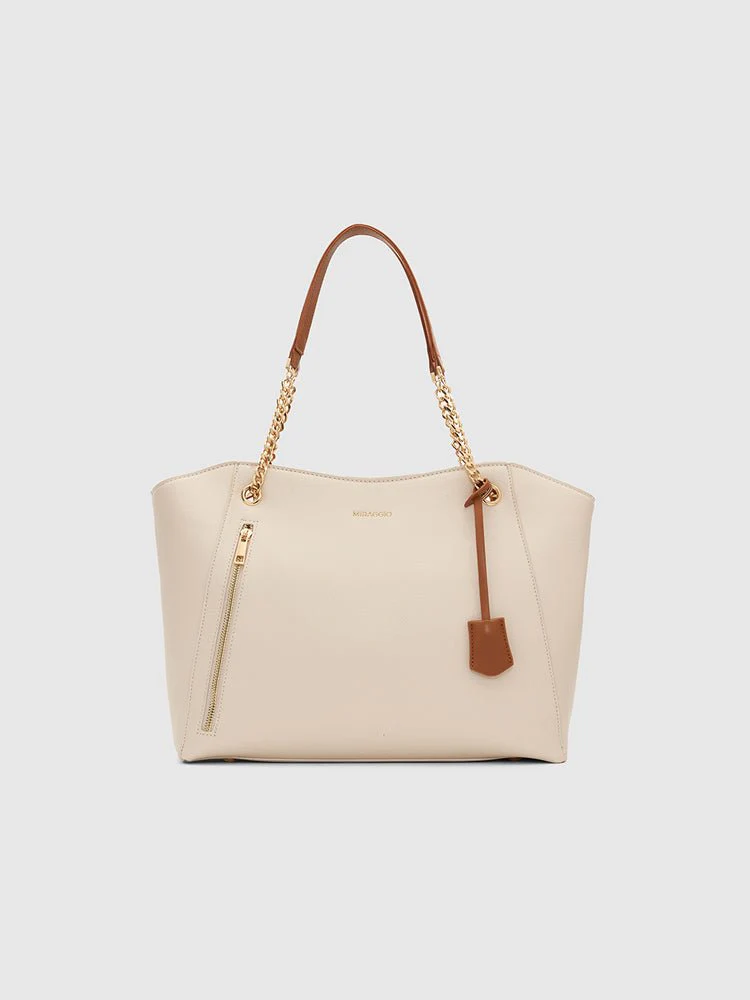 MIRAGGIO Ivory Tote bag
