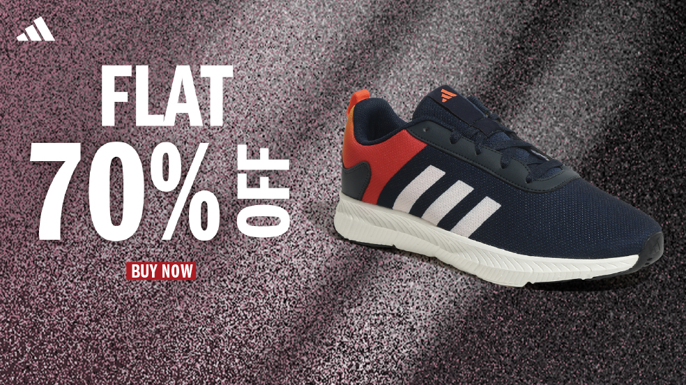 Flat 70% OFF On Adidas