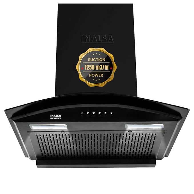 Inalsa Auto Clean Filterless Chimney- 60 cm 1250 m³/hr