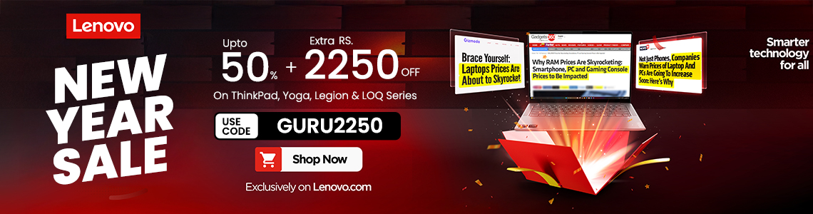 Lenovo New Year Sale