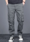 FABRIPPLE Men Loose Fit Cargos Trousers