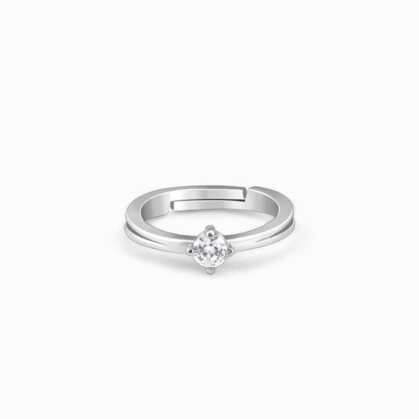 Silver Zicron Ring