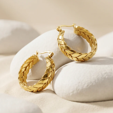 OnnMe Scale Fever Hoop Earrings