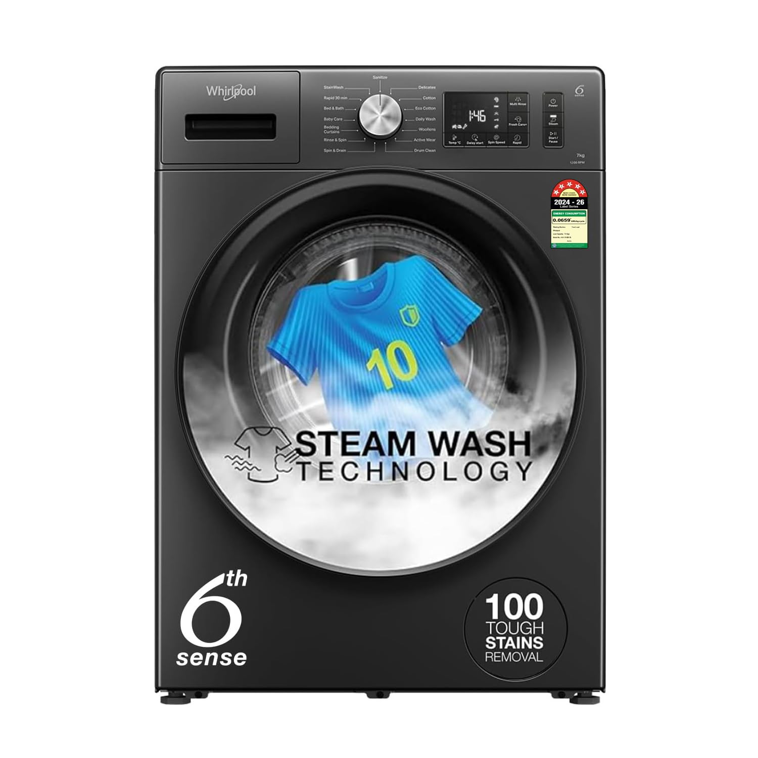 Whirlpool 7 Kg Front Load Washing Machine