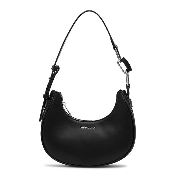 Miraggio Half Moon Structured Bag