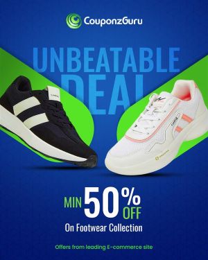 Min 50% Off On Footwear