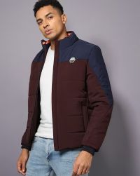 Men Zip-Front Regular Fit Jacket