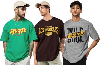 Leotude Men’s T-Shirts (Pack Of 3)
