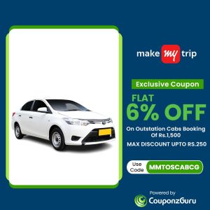 Flat 6% Off On Cabs Bookings