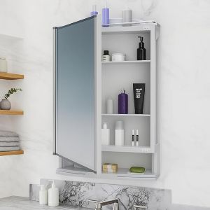 Premium White Bathroom Storage Cabinet